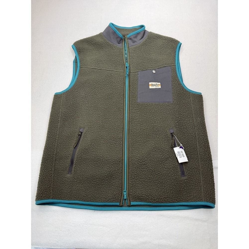Howler Brothers Men's Chisos Vest Green  Size XL NEW